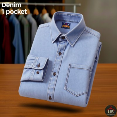 Denim 1 pocket shirt