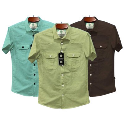 Half Sleeve cotton Shirt 4 pis