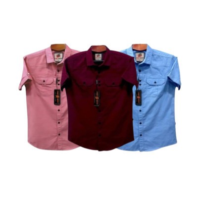 Half Sleeve cotton Shirt 4 pis