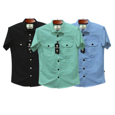 Half Sleeve cotton Shirt 4 pis