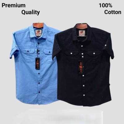 Half Sleeve cotton Shirt 4 pis