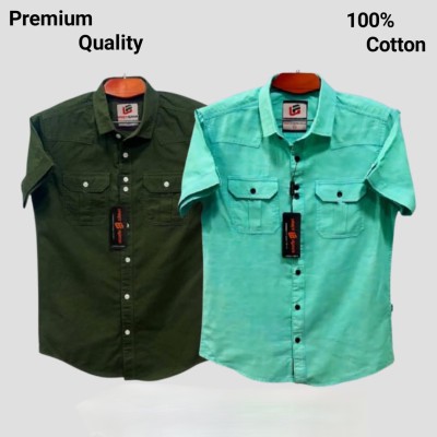 Half Sleeve cotton Shirt 4 pis