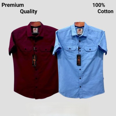 Half Sleeve cotton Shirt 4 pis