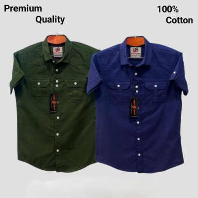 Half Sleeve cotton Shirt 4 pis