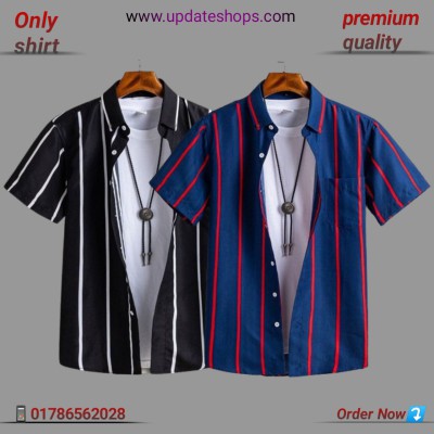 New print half sleeve shirt