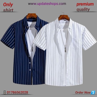 New print half sleeve shirt