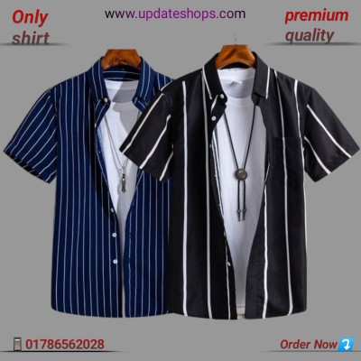 New print half sleeve shirt