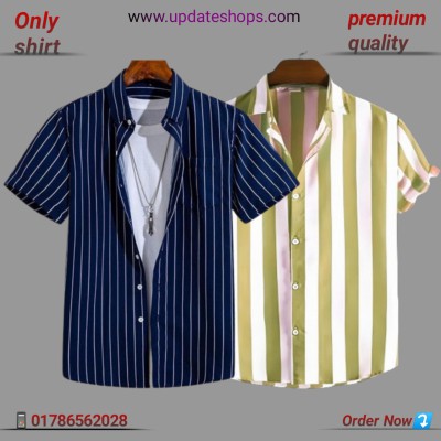 New print half sleeve shirt