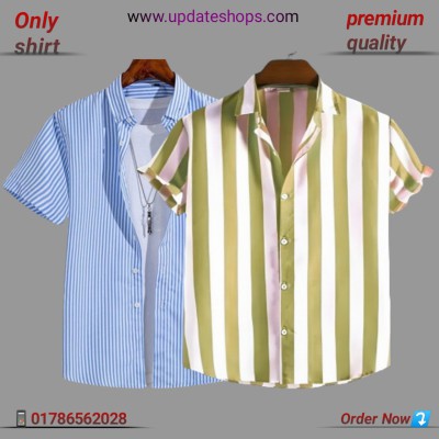 New print half sleeve shirt