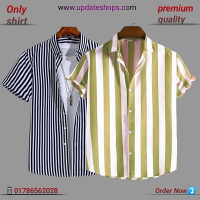 New print half sleeve shirt