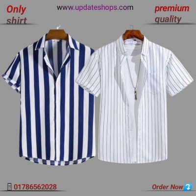 New print half sleeve shirt