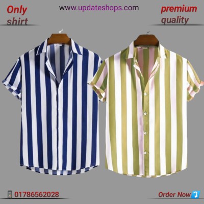 New print half sleeve shirt