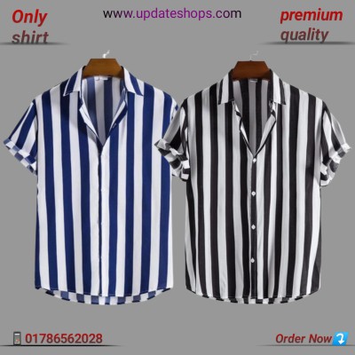 New print half sleeve shirt