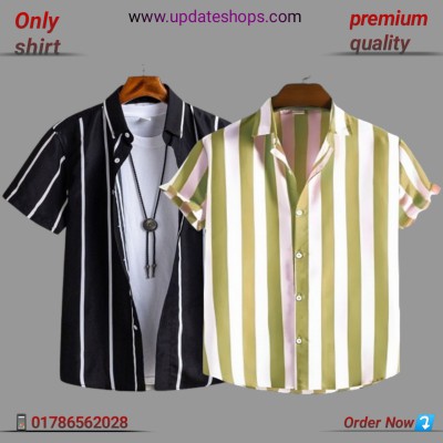 New print half sleeve shirt