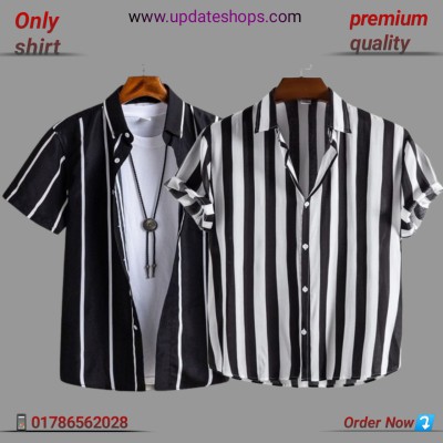 New print half sleeve shirt