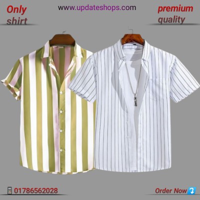 New print half sleeve shirt