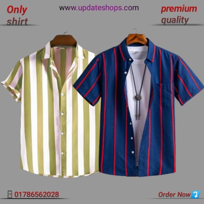 New print half sleeve shirt