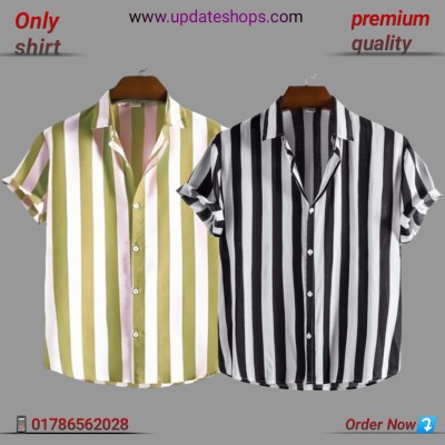 New print half sleeve shirt