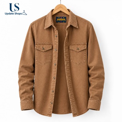 1 piece Denim Wash Full Sleeve Shirt For Man