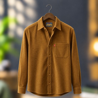 1 piece Corduroy Full sleeve Shirt For Man