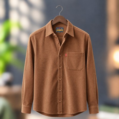 1 piece Corduroy Full sleeve Shirt For Man
